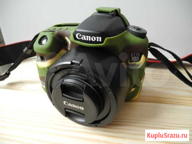 Canon EOS 70D (W) Body (пробег 888) Барнаул - изображение 1