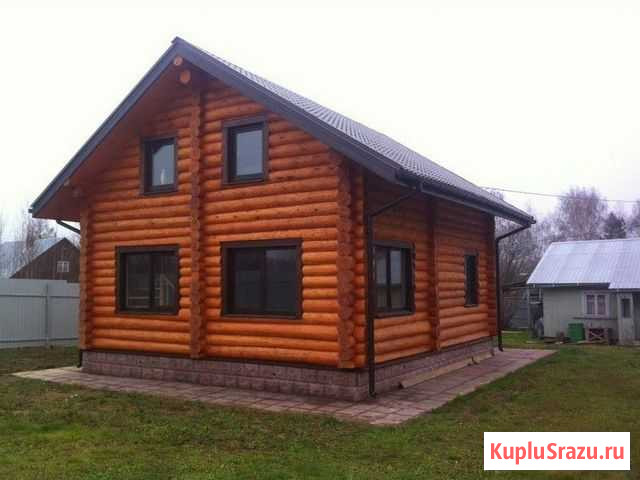 Дома из оцилиндрованного и рубленого бревна Сурхахи - изображение 1