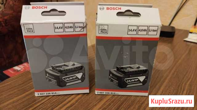 Аккумулятор Bosch 14,4 В; 4 А*ч; Li-Ion Конаково - изображение 1
