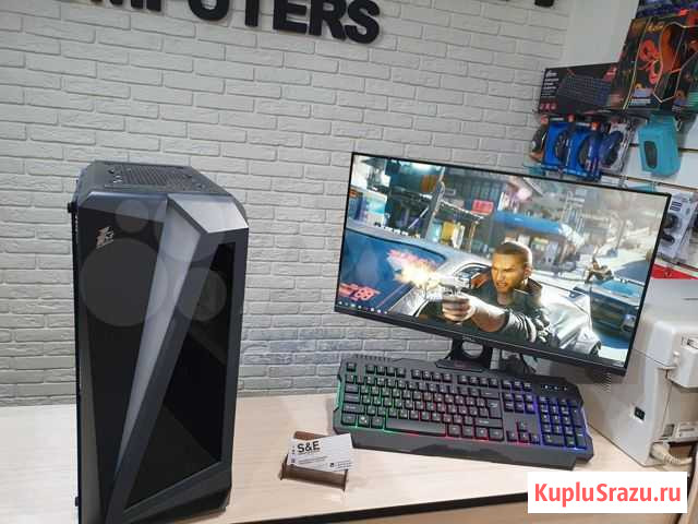 Игровой пк Core i3+8GB+SSD+GTX 1050 Гарантия Год Воронеж - изображение 1