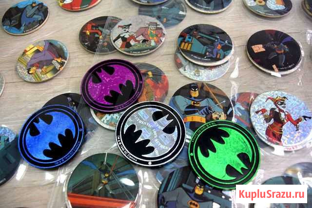 Коллекция фишек Batman Pog (64 из 64) Барнаул - изображение 1