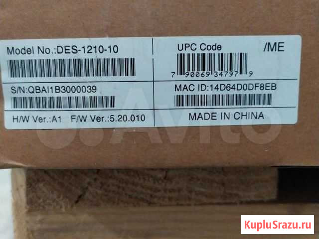 Коммутатор D-link DES-1210-10 Москва - изображение 1