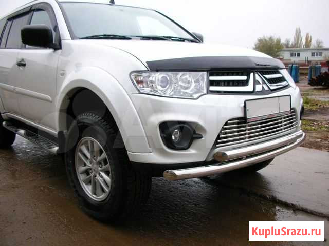 Защита передняя 60/53 мм Mitsubishi Pajero Sport Ахтубинск - изображение 1