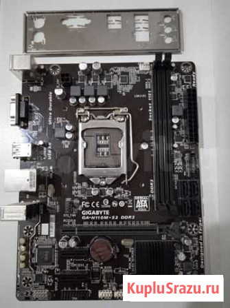 Gigabyte G1-H110-S2 DDR3 Rev.1.0 Сокет 1151 Казань - изображение 1