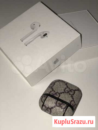Беспроводные наушники Apple AirPods 1 поколения Краснодар - изображение 1