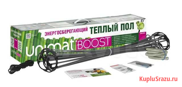 Стержневой теплый пол unimat boost 160Вт/м2, 3 п/м Оренбург - изображение 1