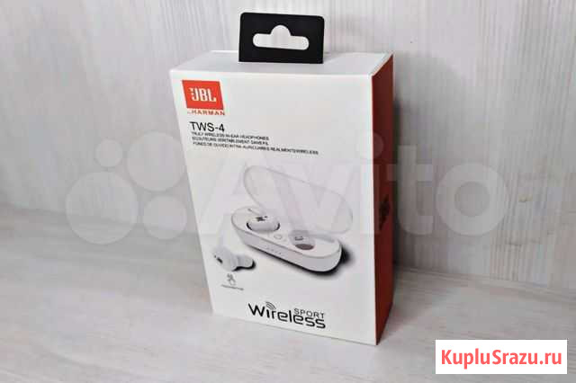 Беспроводные наушники JBL TWS 4, новые Липецк - изображение 1