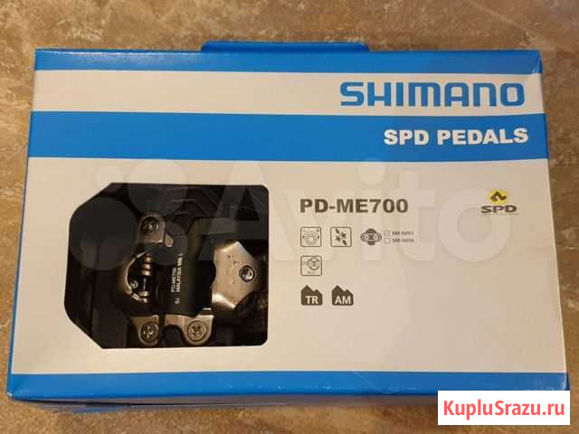 Педали велосипедные Shimano pd-me700 Калининград - изображение 1