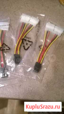 2x Molex - PCI Express, Кабель OTG Дзержинск - изображение 1