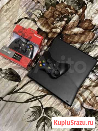 Xbox 360 Slim 35 игр 2 геймпада Астрахань - изображение 1