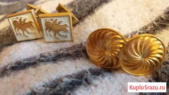 Запонки времён СССР Балашов - изображение 1