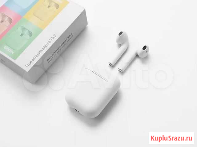 Наушники Беспроводные Inpods 12 eleven белые Чита - изображение 1
