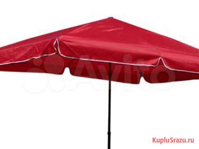 Зонты усиленные торговые 3х2 метра, красные. Новые Москва - изображение 1