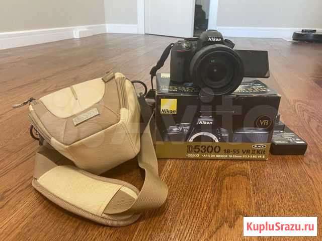 Фотоаппарат Nikon D5300 Kit, объектив Nikon 18-105 Москва - изображение 1