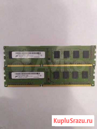 DDR3 2Gb 1600 Mhz 2шт Новосибирск - изображение 1