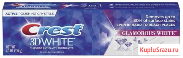 Зубная паста Glamorous White (Crest 3D White) Краснодар - изображение 1