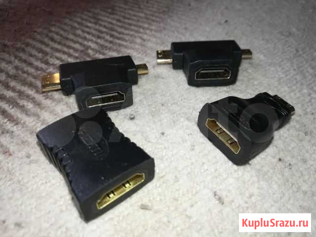 Переходник hdmi мама-мини,микро hdmi рабочие Урюпинск - изображение 1