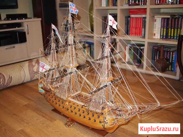 Модель корабля из ценных пород дерева HMS Victory Самара - изображение 1