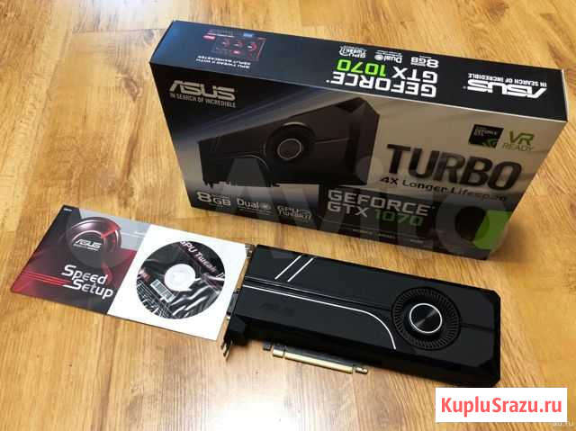 Видеокарта asus GeForce GTX 1080 Turbo Челябинск - изображение 1