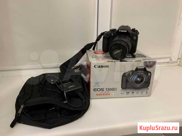 Зеркальный фотоаппарат canon 1300d Ижевск - изображение 1