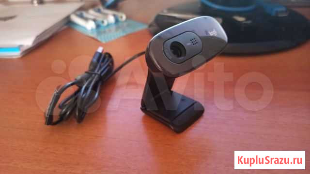 Вебкамера Logitech C270, 1280x720, микрофон, USB Новосибирск - изображение 1