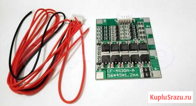 Плата контроллера заряда BMS 4S с балансиром Омск - изображение 1