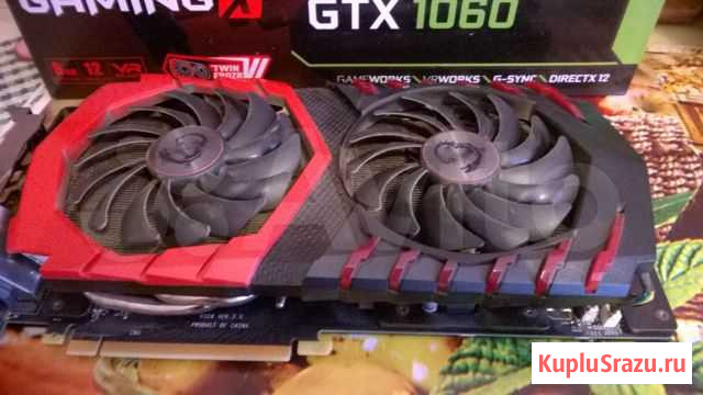 MSI GeForce GTX 1060 Gaming X 6gb Новосибирск - изображение 1