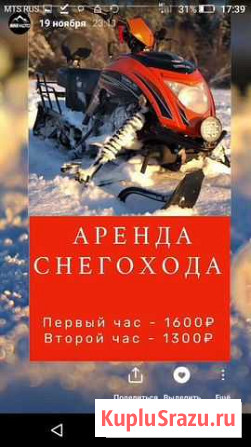 Прокат снегоходов, сноубайк Ревда - изображение 1