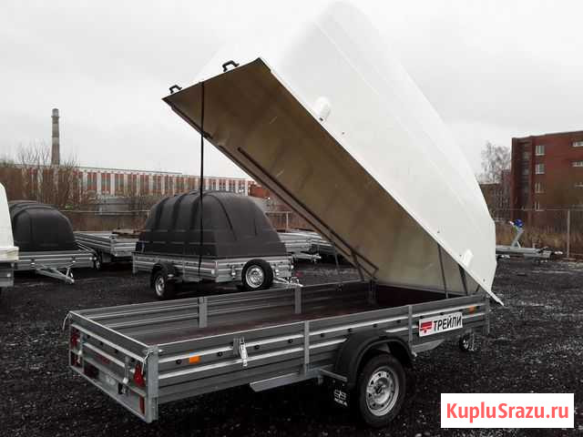 Прицеп мзса 3,5х1,5 с крышкой на пружинах Санкт-Петербург - изображение 1