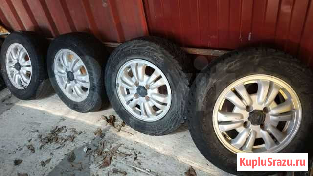 Japan 4x114.3DIA64.1 6x15ET50колеса205/65R15 6x15 Пятигорск - изображение 1
