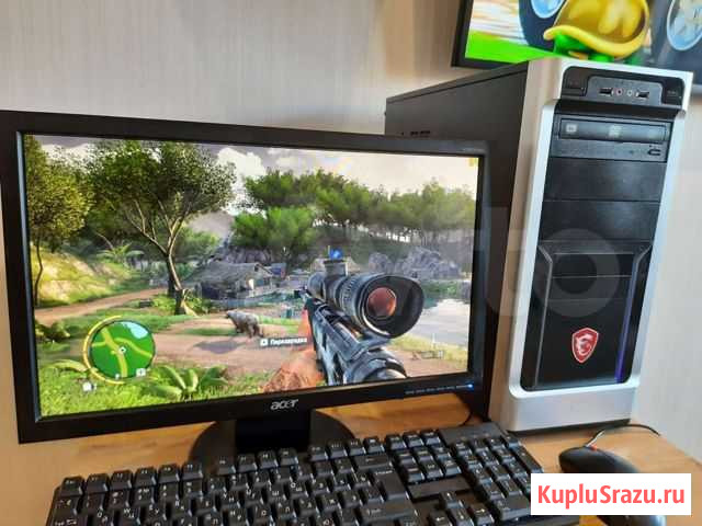 Пк 4 Ядра с Монитором, клав и мышкой /Компьютер Хабаровск - изображение 1