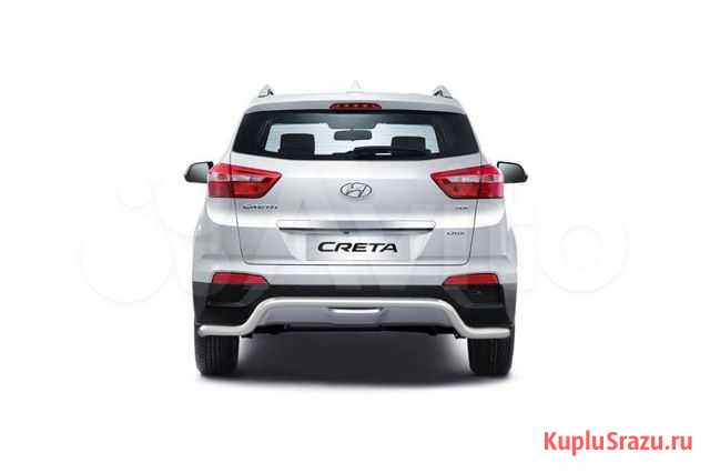 Защита заднего бампера Hyundai Creta с 2016 г Новый Уренгой - изображение 1