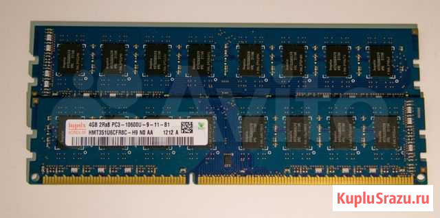 Оперативная память DDR3 4Gbx2 планки Архангельск - изображение 1