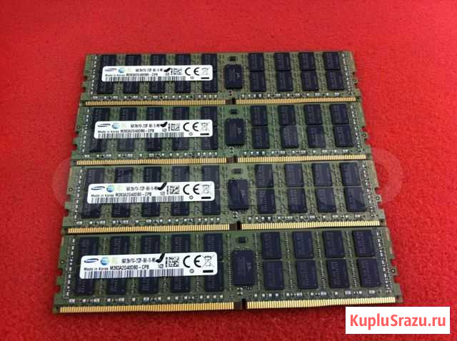 Samsung DDR4 64GB 4x16GB 2133Mhz Ecc Reg серверная Анапа - изображение 1