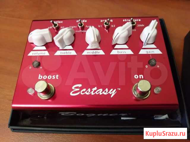 Гитарная педаль Bogner Ecstasy Red Санкт-Петербург - изображение 1