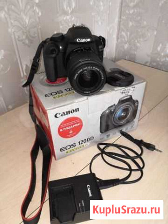 Зеркальный фoтоаппарат Canon eos 1200D Ишимбай - изображение 1