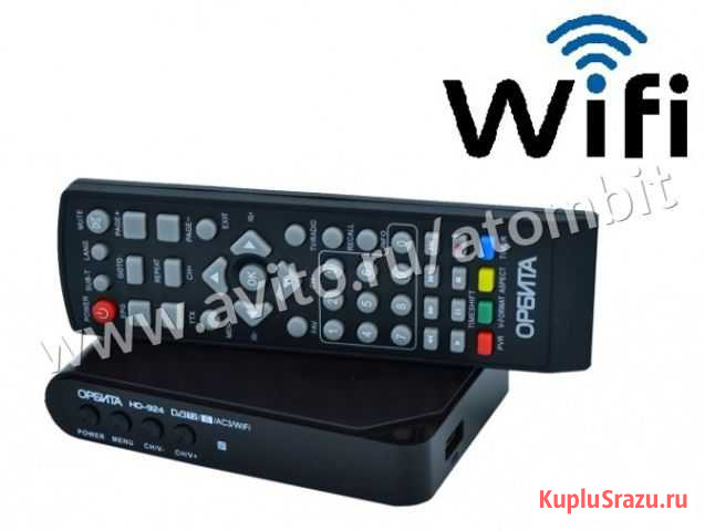 Тв-приставка DVB-C/DVB-T2/iptv Орбита HD924 (WiFi) Челябинск - изображение 1