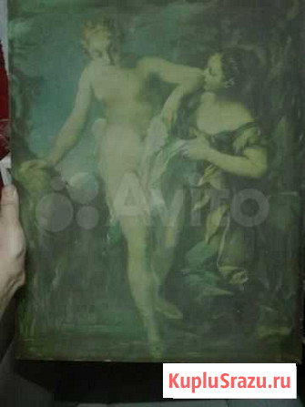 Картина художника Ф. Лемуан. (Купальщица) живопись Кемерово - изображение 1