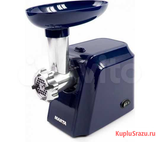 Мясорубка marta MT-2087 синий сапфир Краснодар - изображение 1
