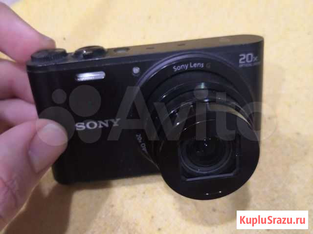 Компактный фотоаппарат Sony dsc-w350 black Каменск-Уральский - изображение 1