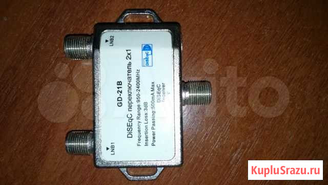 Diseqc Switch 2x1 GD21B Киров - изображение 1