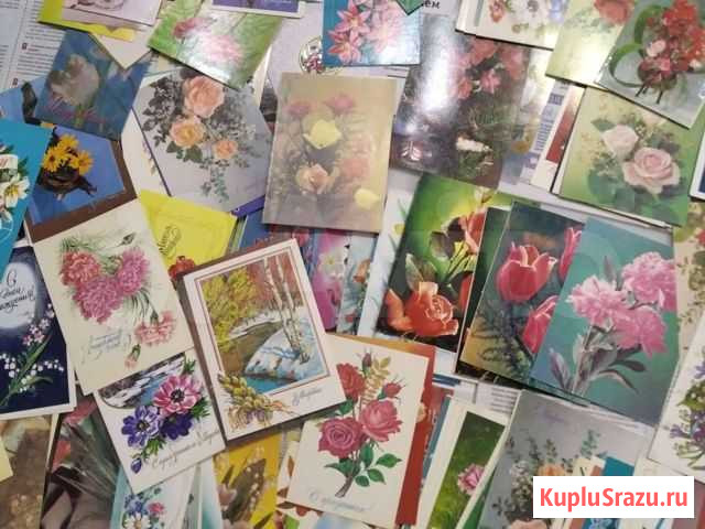 Открытки СССР Цветы Котельники - изображение 1