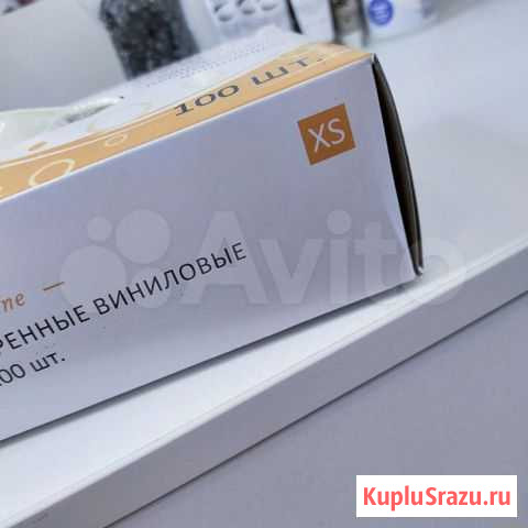 Перчатки виниловые xs Новосибирск - изображение 1
