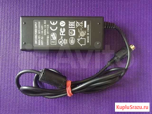Блок питания 24v 2.5a 3 pin myx-2402500 фото Абакан - изображение 1