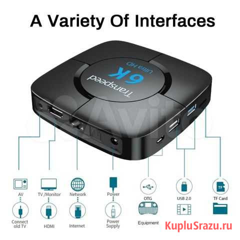Тв-приставка Android 10,0 новая 4*32 Кольчугино - изображение 1