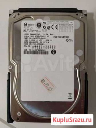 Жесткий диск новый scsi Fujitsu MAW3300NC 300Gb Екатеринбург - изображение 1