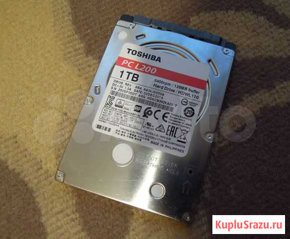 Toshiba L200 \ 1TB \ 2.5 \ 128MB Cache Санкт-Петербург - изображение 1