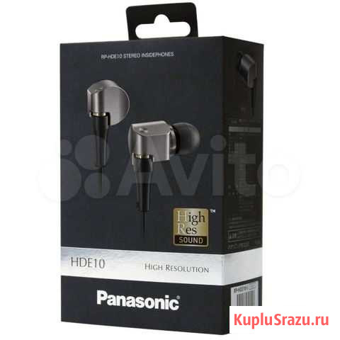 Наушники новые Panasonic hde10, Panasonic RP-HDE10 Казань - изображение 1