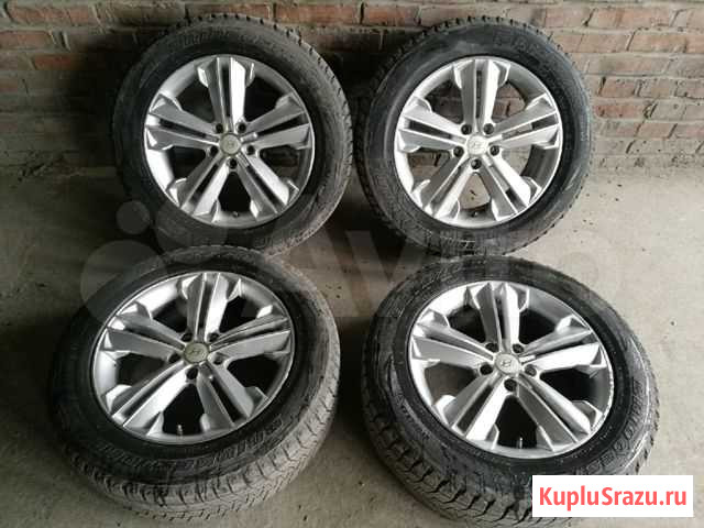 Литые диски на Hyundai Santa Fe R18 5х114.3 Омск - изображение 1