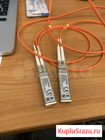 10гбит трансиверы Mellanox MFM1T02A-SR 2шт новые Москва - изображение 1